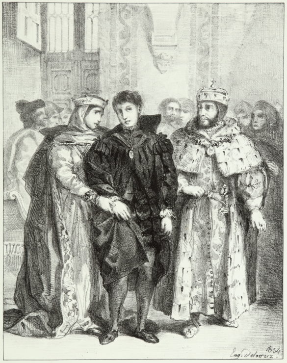 The Queen tries to Console Hamlet