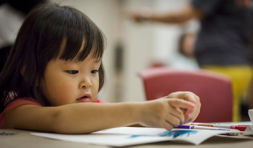High Museum Family Fun Day / Second Sunday Toddler drawing