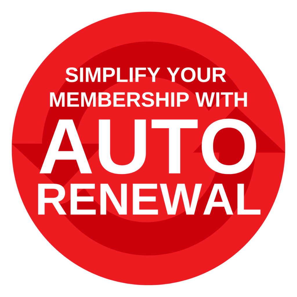 Autoreneawl Button: Simplify your membersip with autorenewal